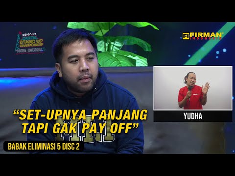 Stand Up Yudha Khan | Menerka - Nerka Dapet Peran Apa Di Film Pertama Gue | BABAK ELIMINASI 5 DISC 2