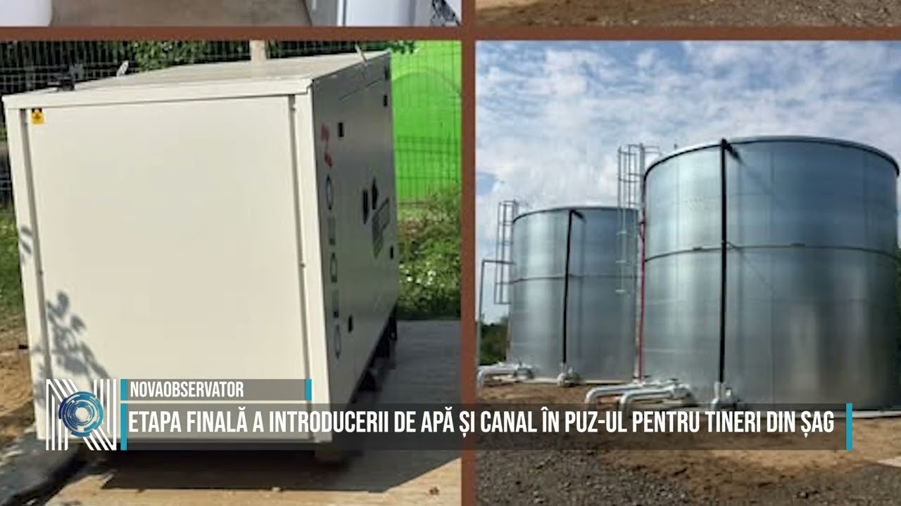 Etapa finală a introducerii de apă și canal în PUZ-ul pentru tineri din Șag