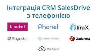 Інтеграція CRM SalesDrive з телефонією