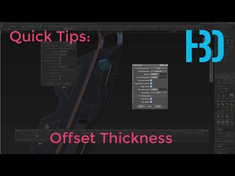 Alias Quick Tips: Offset tool