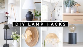 TOP TEN DIY LAMP IDEAS  DIY IKEA HACK  DIY THRIFT 