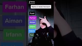 Download lagu Tik tok nama lelaki hemsem mp3