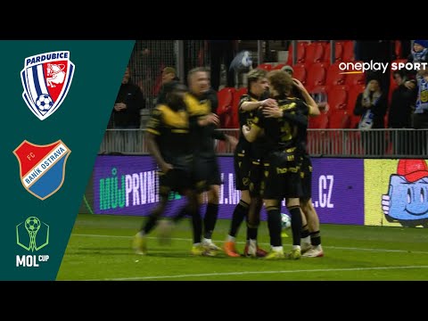 MOL Cup Highlights: FK Pardubice vs. FC Baník Ostrava 3:4