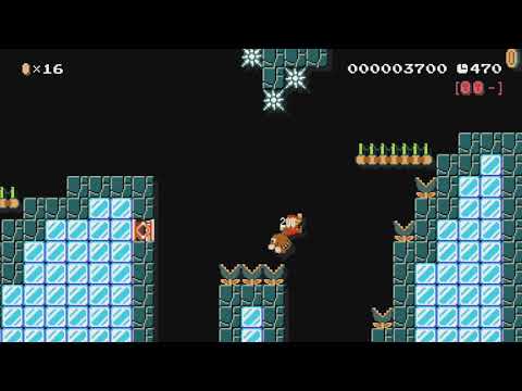 Scrapes in Spikes by Buckaroo - Super Mario Maker - No Commentary 1bk