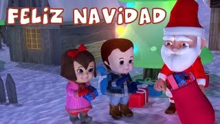 Feliz Navidad With Lyrics | Popular Christmas Carols For The Tiny Tots