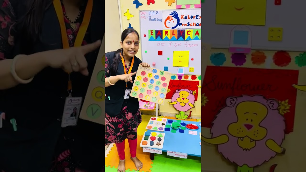 Explanation of :-  I am Square Shape ( Early care class )