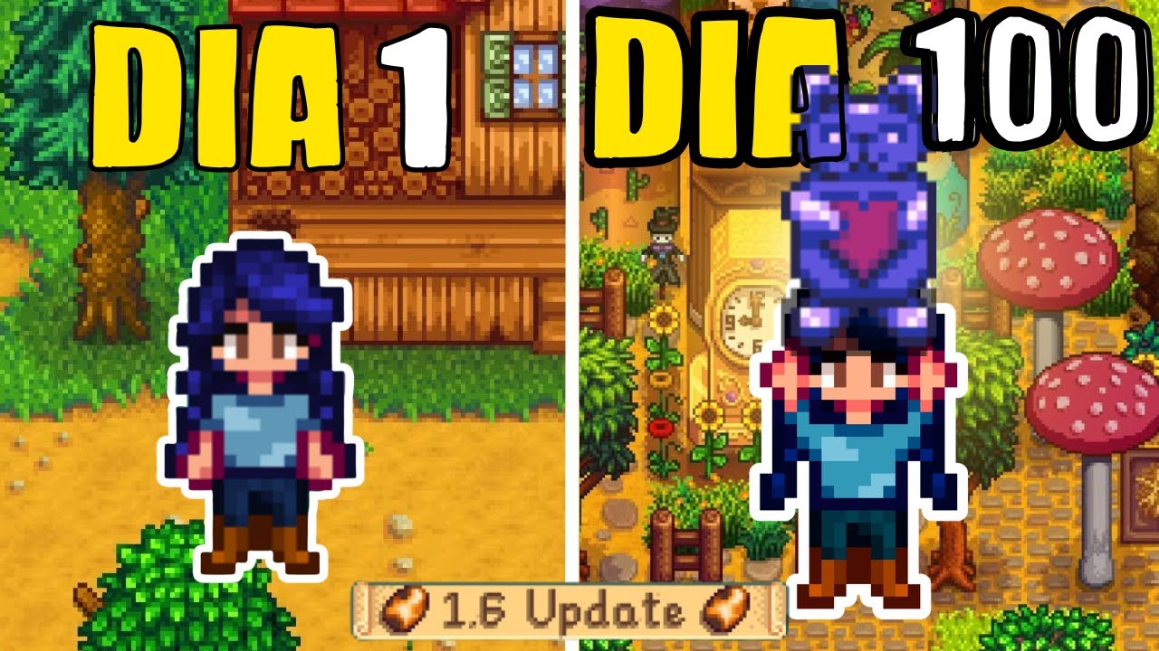 JOGUEI 100 DIAS NO STARDEW VALLEY 1.6