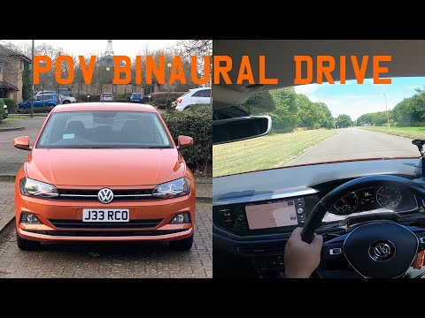 2018 VW Polo POV Drive - Binaural/3D Audio (1440p60)