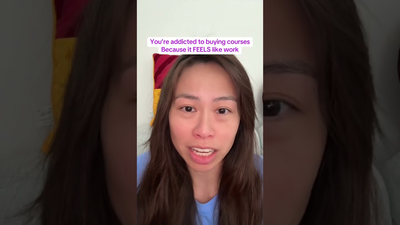 Addicted to buying courses because of ILLUSION of work 😂 drop the syllabus into ChatGPT Deep