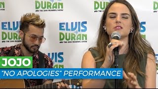 JoJo - &quot;No Apologies&quot; Acoustic | Elvis Duran Live