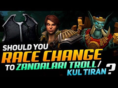 Should You Race Change To Zandalari Troll/Kul Tiran? | BfA Patch 8.1.5 PvP Race Guide
