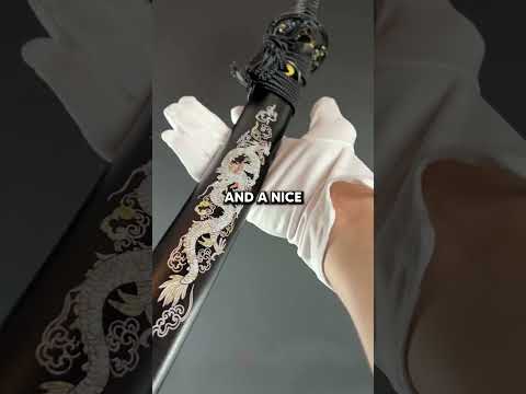 We Made a beautiful Obsidian Katana !