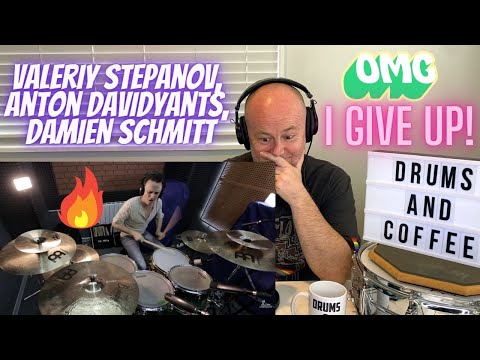 Drum Teacher Reacts: Valeriy Stepanov, Anton Davidyants, Damien Schmitt – 'Seva Guzov'