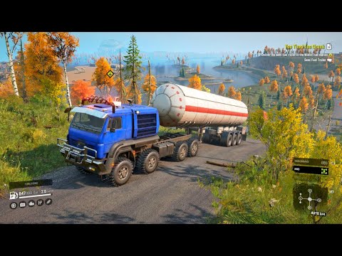 SnowRunner | Azov 64131 Full Walkthrough Ultimate Off-Roading Advantures Pc Gameplay || Part-76