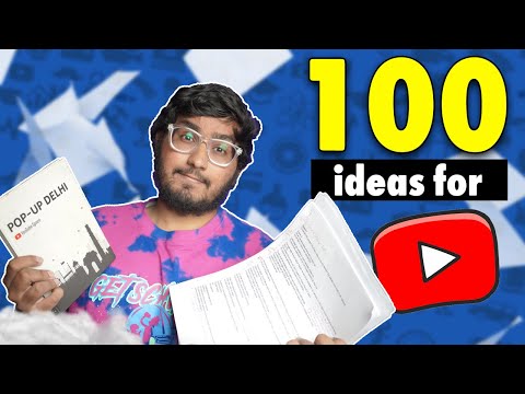 100 ideas theory for small channels | Comedy Video K Liye Topic kaise likhe on YOUTUBE in 2022