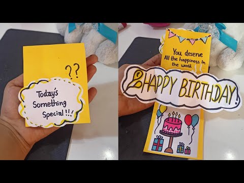 Diy pop up birthday card💥🎊#diy #artandcraft #gift 