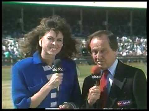 Horse Racing - 1987 - Preakness Stakes - Becky Dixon + Jim McKay Introduction To  Show
