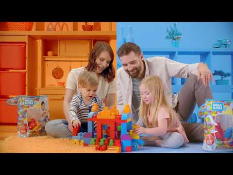 Конструктор Mega Bloks Музыкальный паровозик 50 деталей (FWK22)