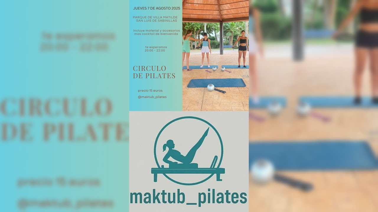 Sesión de Pilates Mat.
