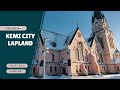 Kemi city Finland. Little city in Lapland. 2023
