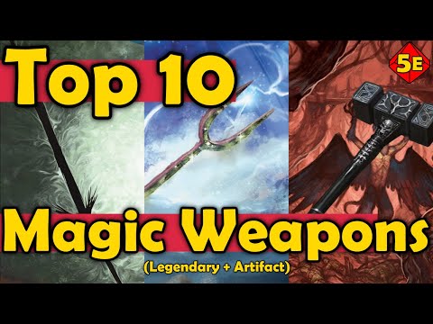 Top 10 Magic Item Weapons in DnD 5E