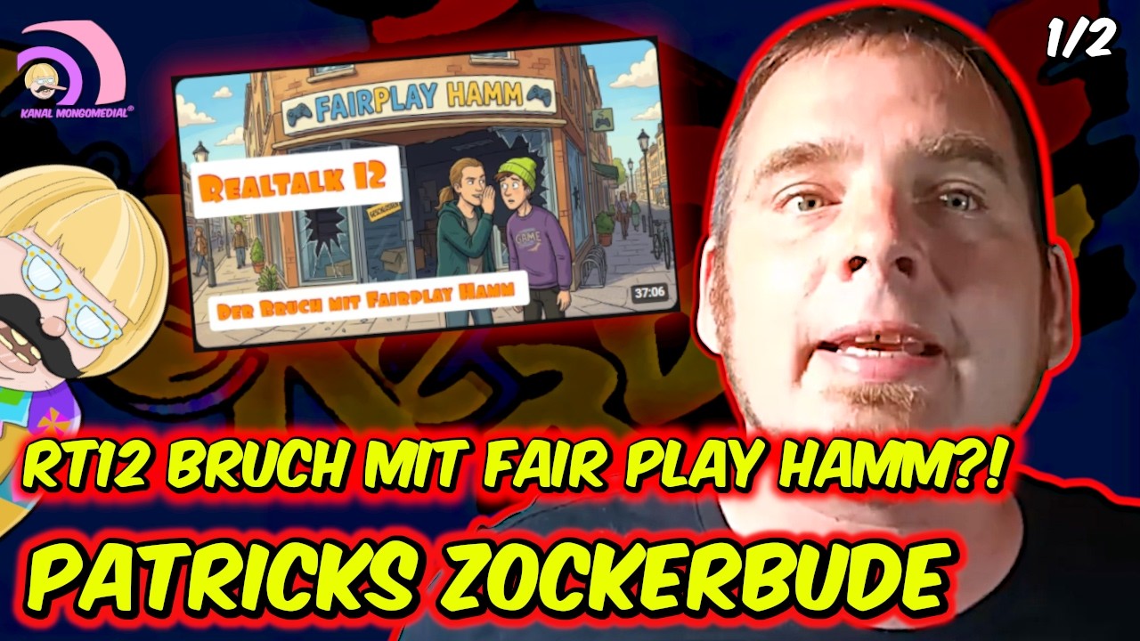Mongotar: PATRICKS ZOCKERBUDE RT12 - Er packt aus: Der Bruch mit Play Hamm! |Kanal Mongomedial