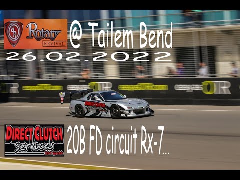 Rotary Revival SA 2022 - Tailem Bend - Direct Clutch 20B FD circuit Rx-7