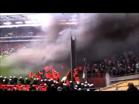 Platzsturm & Pyro nach Abstieg (1.FC Köln vs. Bayern München 1:4, 05.05.12)