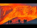 HUGE LAVA FLOWS LEAVE PEOPLE IN AWE MOST AWESOME VIEW ON EARTH Iceland Volcano Throwback May31 2021