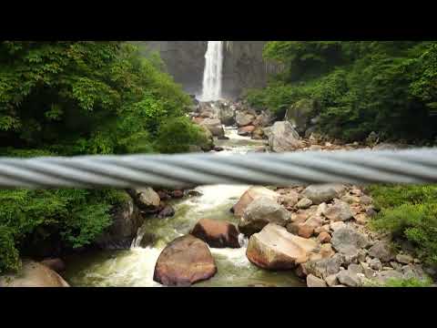 Cataratas Naena (ciudad de Myoko, prefectura de Niigata) Cascada - Puente colgante - Río