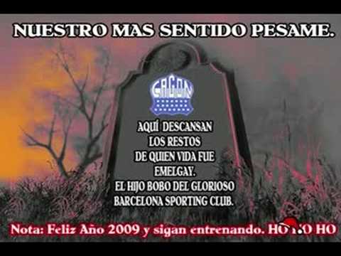 barcelona 3 emelec 0 - los 10 ultimos minutos de vida emelec - descanse en paz hijos mios