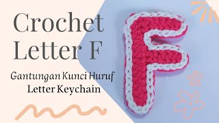 Download lagu Crochet Letter F || Crochet Letter Keychain mp3