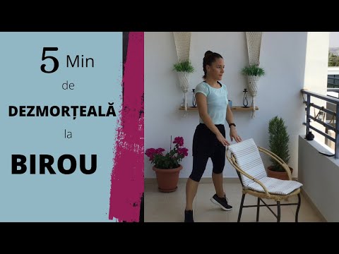 5 min pauza de SPORT  la BIROU // 5 min easy workout at your DESK