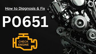 P0651: Sensor Reference Voltage “B” Circuit / Open | Trouble Code: Diagnose Symptom Cause Fix