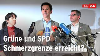 Regierungsbildung Berlin: Stehen Grüne und SPD hinter den Ergebnissen?