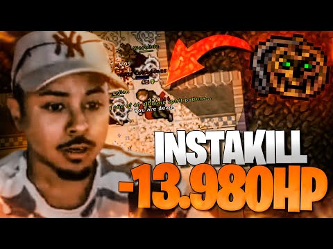 SORCERER AT LEVEL 2545 TOOK A 13890 HIT AND WAS DEFEATED | BE CAREFUL WITH HOLY'S DAMAGE #TIBIA