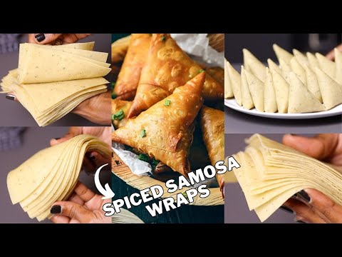 The Easiest method to make Samosa wraps! Spiced Samosa Wraps!