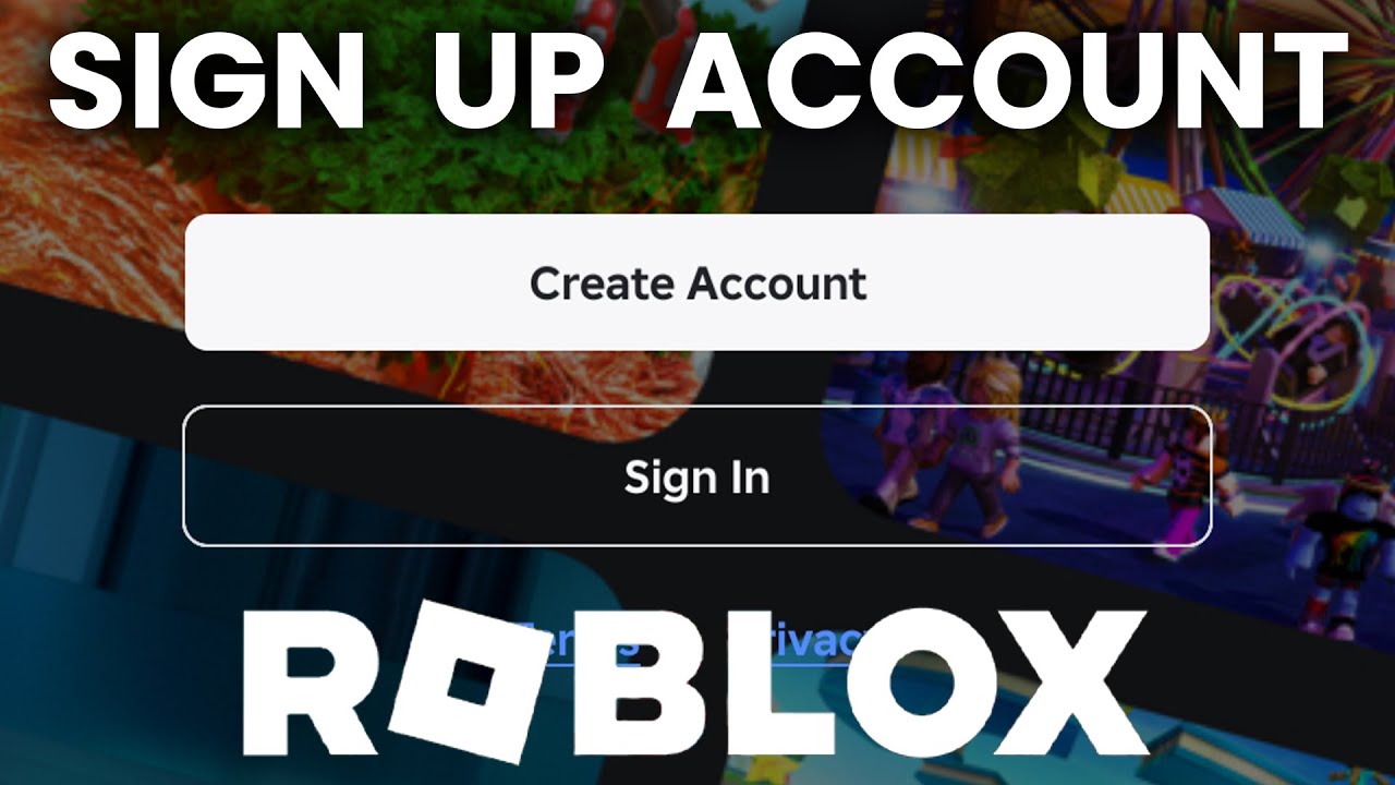 How To Sign Up To Roblox On Phone - Create Roblox Account