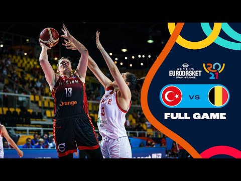 Turkey v Belgium | Full Game - FIBA Women's EuroBasket 2021 Final Round