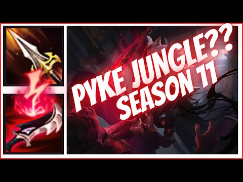 How To Play Pyke JG With Sanguine Blade Rush strategy - Items - Runes - Lots of Kills
