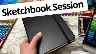🎨 Wake Up Creativity in your Sketchbook | MIXED MEDIA Art Day