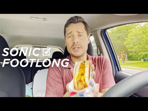 Sonic Footlong Quarter Pound Coney Review: So Full. So...