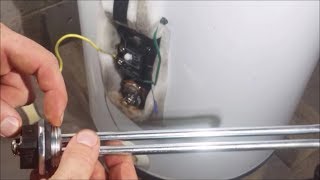 How To Replace The Lower Element On A Electric Water Heater