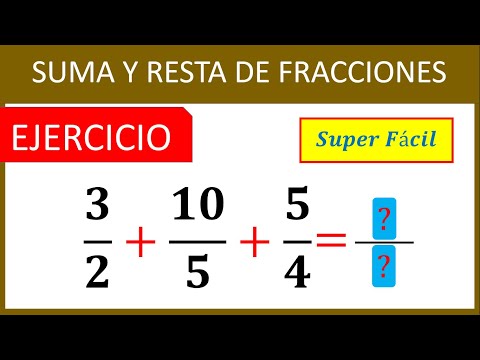 SUMA DE FRACCIONES HETEROGENEAS Super fácil - Para principiantes