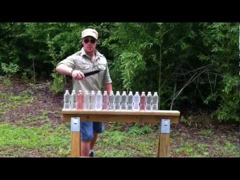 Cold Steel True Flight Thrower  Bottle Cut Test