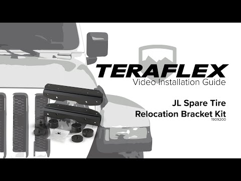 JL Spare Tire Relocation Bracket Install | TeraFlex