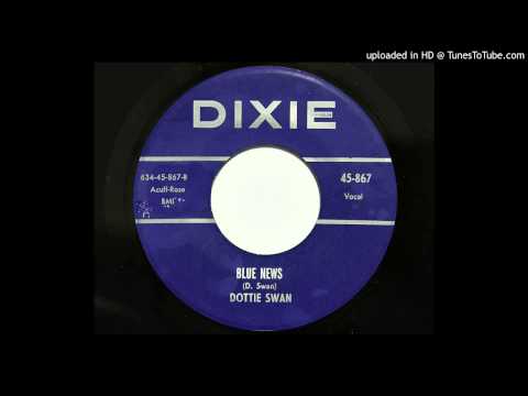 Thumbnail for Dottie Swan - Blue News (Dixie 867) [1960 country bopper]