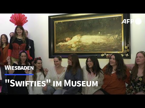 Taylor-Swift-Fans pilgern in Wiesbadener Museum | AFP
