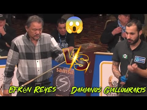 Efrén Reyes🇵🇭 VS 🇬🇷Damianos Giallourakis🔥🔥🔥 Carrera 9 mesas 🎱