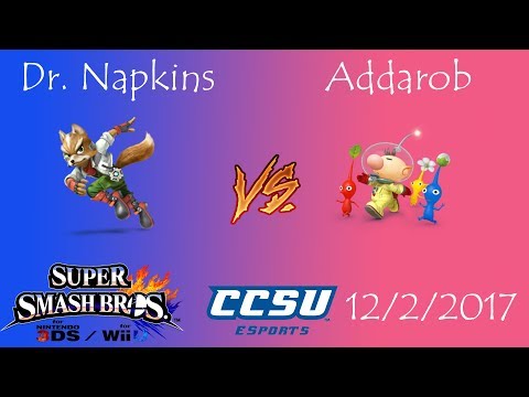 Riptide 4 Smash 4 - (Losers Finals) Dr. Napkins (Fox) vs Addarob (Olimar)